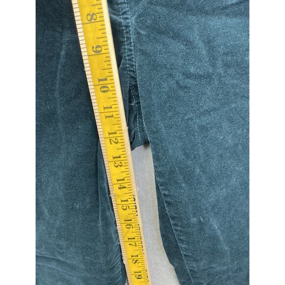 Chicos stretch velvet "Curvy Holiday Size 2- 34 Green - Picture 13 of 15